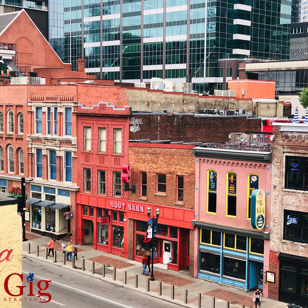 A beautiful street in Nashville