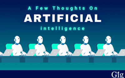 A Few Thoughts On Artificial Intelligence